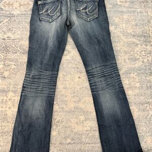 Express Dark Blue Boot Cut Jeans